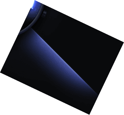 blue diagonal streak