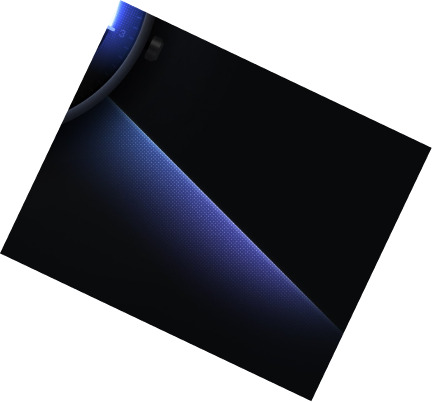 blue diagonal streak